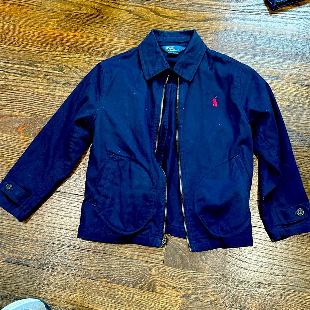 Gently use polo, Ralph Lauren navy jacket size 6